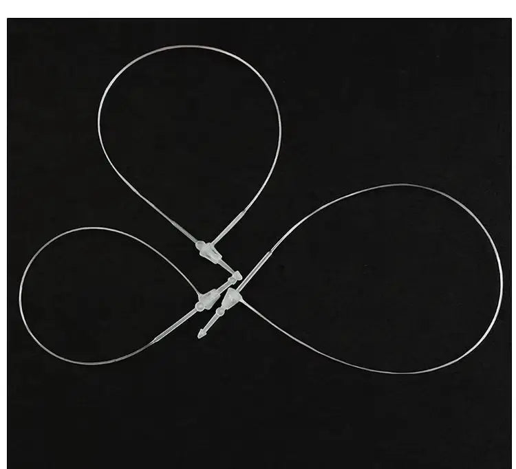 hang Tag Snap Lock Pin Security Loop hang Tag String 5 Inch Plastic Safety Black Loop Lock Tag Pin Custom Enamel Blue Metal