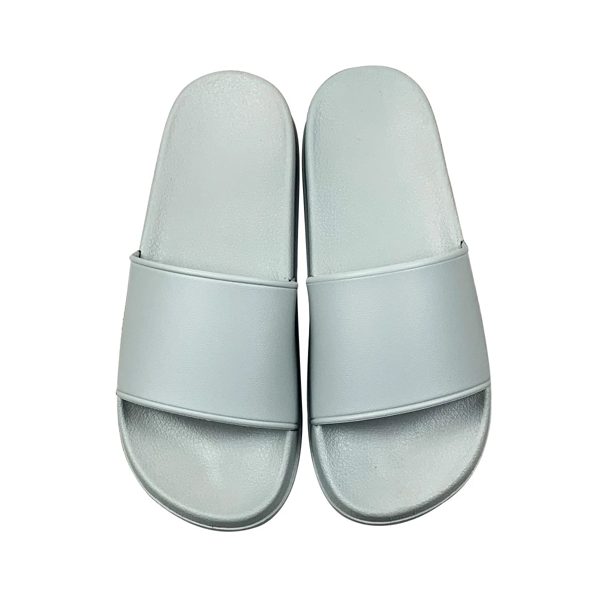 Custom Logo Anti-Slip Winter Spring Beach Slides with Open Toe Screen Printing PVC Embossed Mens' Slipper Footwear