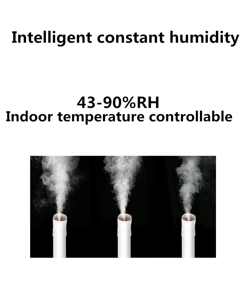 110V 220V 23.8L Large Capacity Industry Air Humidifier Commercial Diffuser Sprayer Humidification Spray Machine