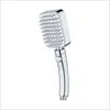Detachable Hand Shower Set with Shower Hose and Holder Chrome Finish Square Shower Head