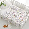 Low Price in Stock 2 Layer Bamboo Cotton Baby Muslin Dream Blanket 47*47 High Quality 100% Cotton Swaddle Muslin Blanket