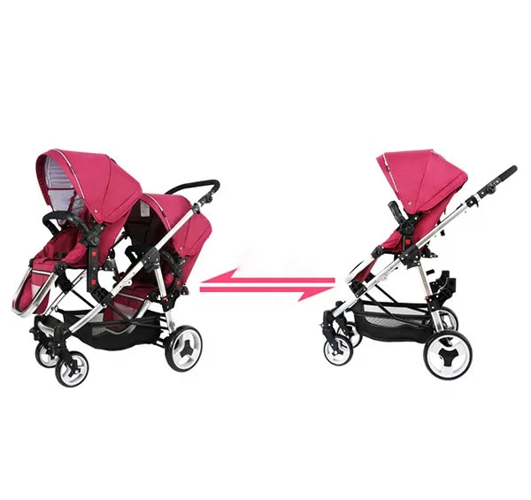 Wholesale Twin Children/Baby Stroller Two Seats Pram