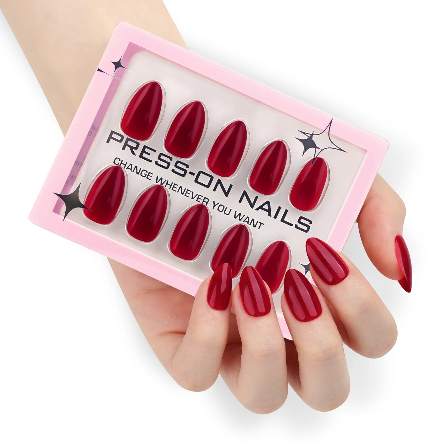 Solid Color press on nails wholesale short fake nails high quality false nails acrylic pmma  custom label Drop Shipping