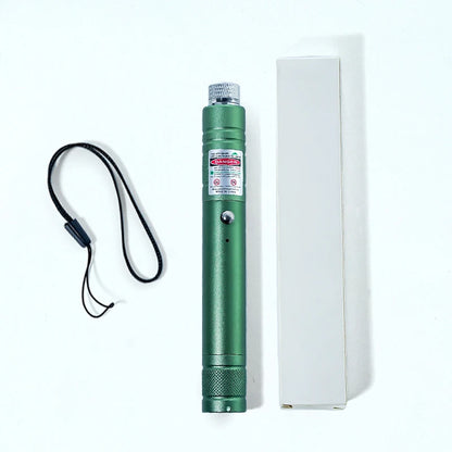 Green Laser Pointer Long-Range Laser Pointer High Power-Rechargeable Laser Pointer for Hiking, Presentations & Outdoor Use