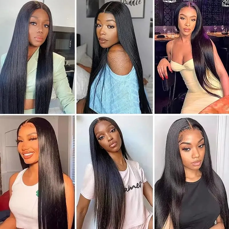 Transparent Lace Front Wigs for Black Women Brazilian Virgin Human Hair Lace Front Wig 180 Density Wigs Human Hair Lace Front