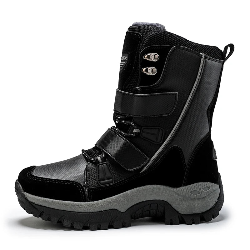 New Arrivals Mens Snow Boots Warming Snowproof Footwear Wholesale Sport Snowproof High-cut Snow Shoes for Men Cotton Shoes