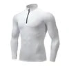 Wholesale Custom Logo Breathable Long Sleeve Men's Gym T-Shirt Active Wear Jogging Sports T-Shirt Soft Elastic Fitness T-Shirt