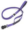 2in1 Car Leash for Medium Large Dogs Reflective Khaki Tactical Design Explosion Proof Frog Buckle Customizable Nylon Pet