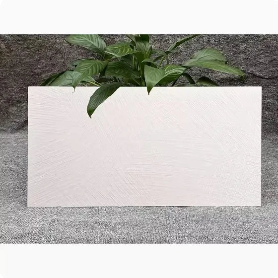 High - Durability Foshan 300X600 White Concave Enamel Cultural Stone Tiles for Villa Exterior Walls and Courtyard Walls