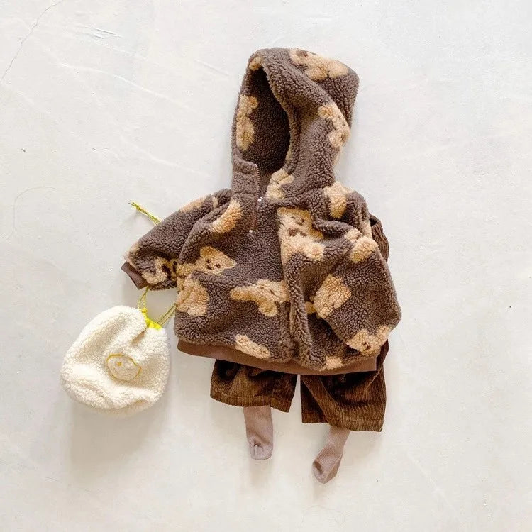 2021 Winter Children's Jacket Boy  Winter Kid's Clothing  Casual  Cashmere Coat Thickening Jackets Coat Kids Padded Jackets