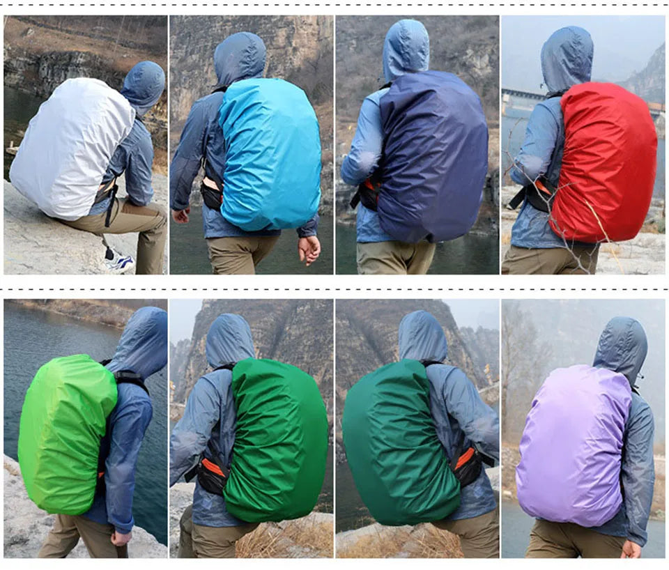 LOOGDEEL Practical Backpack Rain Shield Outdoor Camping Hiking Backpack Protective Cover Waterproof Dustproof Sun-protected Bag