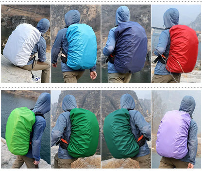 LOOGDEEL Practical Backpack Rain Shield Outdoor Camping Hiking Backpack Protective Cover Waterproof Dustproof Sun-protected Bag
