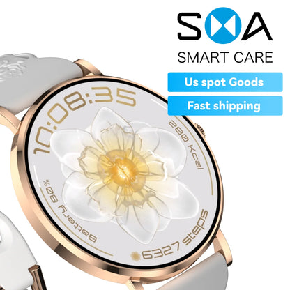 Fashion Women Smart Watch USA Stock AM28 Style 3ATM Waterproof Fitness Tracker Smartwatch