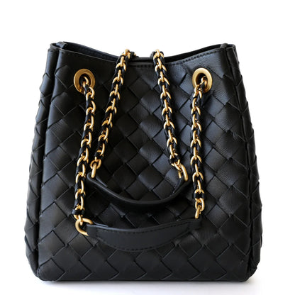 Women Bucket Hobo Bags Lady Underarm Shoulder Bag Crossbody Purse Genuine Leather Top-Handle Tote Handbag