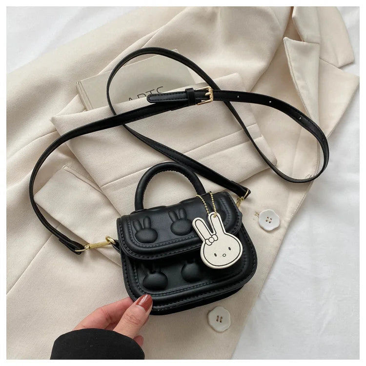2025 Cute Fashion Cartoon PU Leather Mini Kid Purse Luxury Wallet Shoulder Bag for Girls Waterproof Portable
