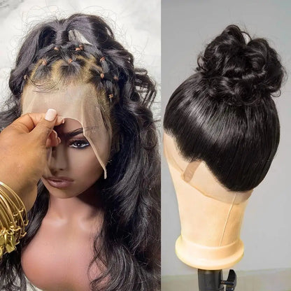 Cuticle Aligned Human Hair Lace Frontal Women Hair Wig  HD 13X4 Full Lace Front Beauty Supply Store Wigs for Black Women
