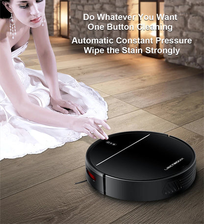 Liectroux M7S Robot Vacuum Cleaner,Smart Dynamic Navigation,4000Pa,Wet Mop,WiFi,Silent,Work with Alexa & Google Home