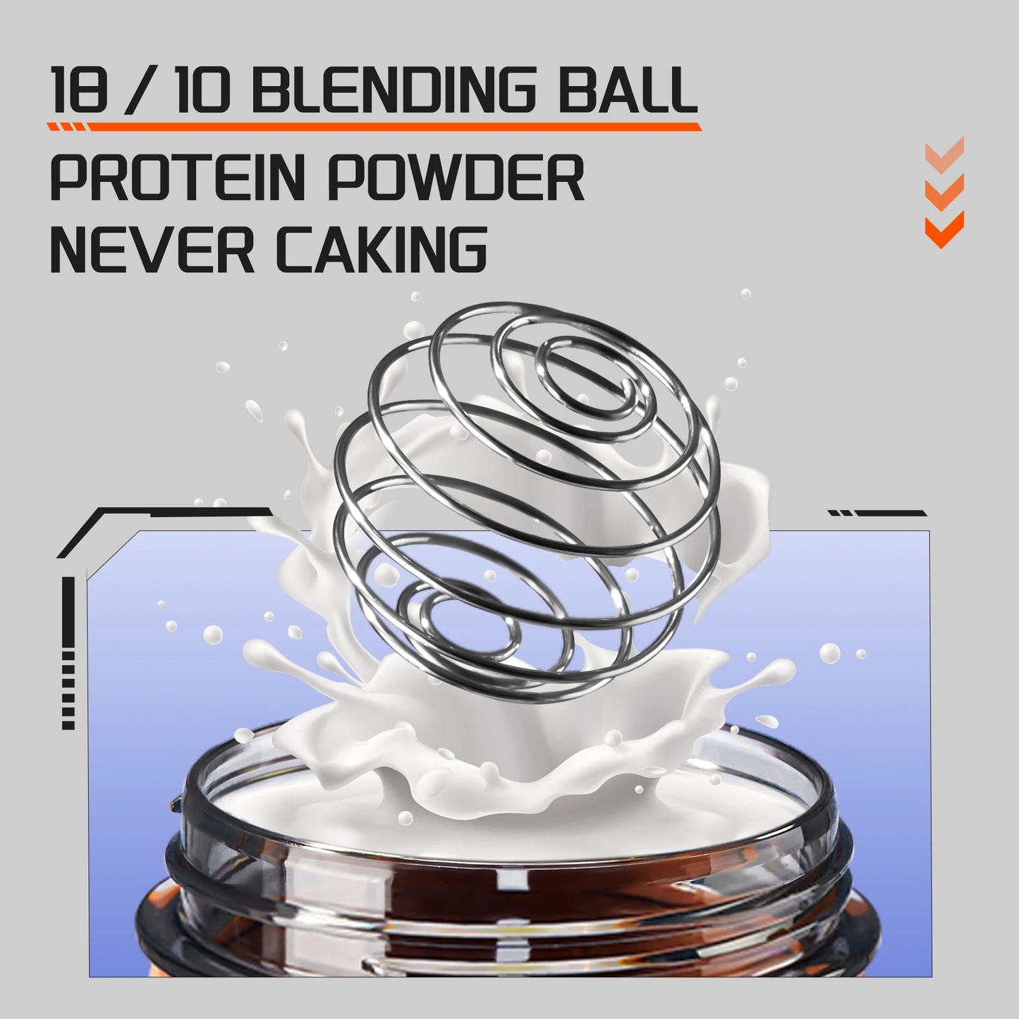 Large 700ml Tritan Gym for Shaker Water Bottle with Ball for Safe Material Hiking Travel Directly Boiling Water Applicable
