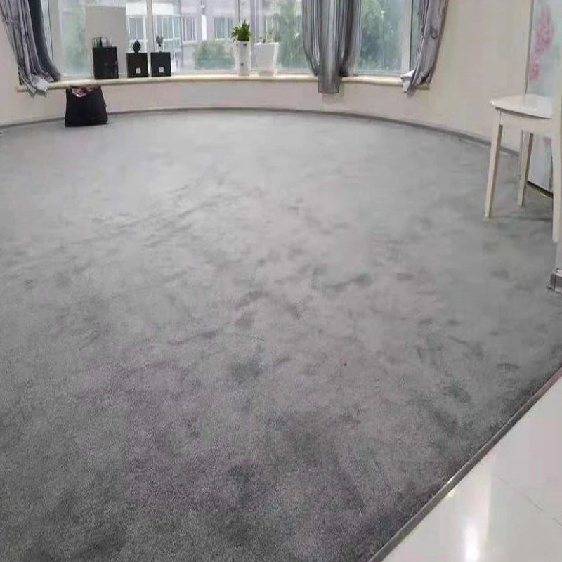 6-8mm Thick Elbow Yarn Carpet Soundproof Firewall to Wall Carpet Solid Color Durable and Wear-resistant Living Room Hotel Carpet