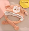 Outdoor Warm Cute Jumpy Ear Winter Hat Kids Hoods Hat