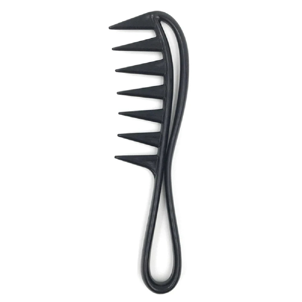 Barber Men Oil Comb Wide Tooth Shark Plastic Comb Hair Clipper Curling Salon Home Hairdressing Comb Massage Barber Stlying Tools