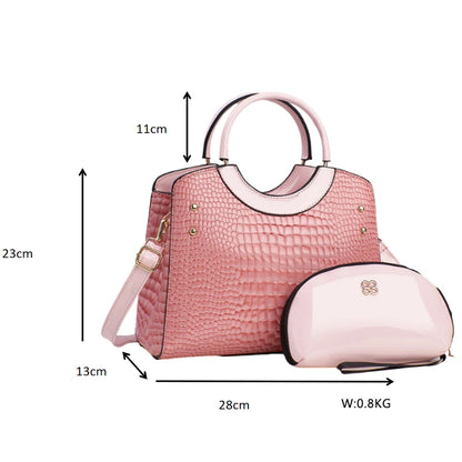 Bags Women Handbags Ladies Trendy Products Pu Leather Handbag Set for Lady Tote Bag