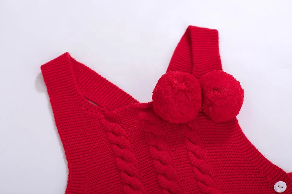 new Pettigirl Red Color Baby Popular Romper Popular Romper Baby Two-pieces Set for 6M-3Y Boys and Girls 1BAG=1PCS