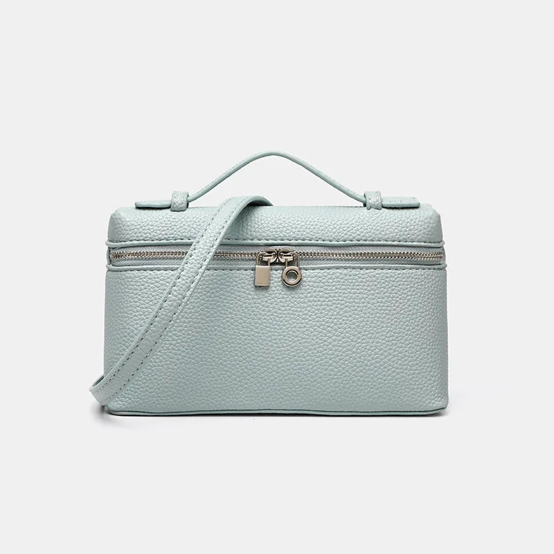 Factory Outlet 2025 New LP Bag L19 Lunch Box Single Zipper PU Small Shoulder Crossbody Portable Simple Fashion Gigi Same Style
