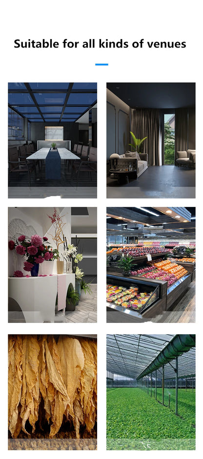 110V 220V 23.8L Large Capacity Industry Air Humidifier Commercial Diffuser Sprayer Humidification Spray Machine