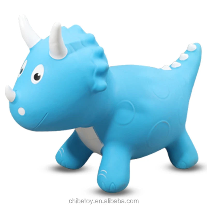 Toddler Outdoor Toy Ride on Inflatable Animal Toy Hopper Pvc Dinosaur Plastic Horse Jump Inflatable Hopping Animal Toys for Kid