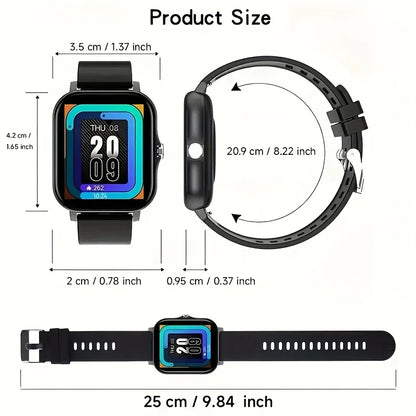 Smartwatch of 2025 Featuring a 1.83-Inch High-Definition Display, Wireless Calling, Message Notifications, Over 100 Sports Modes