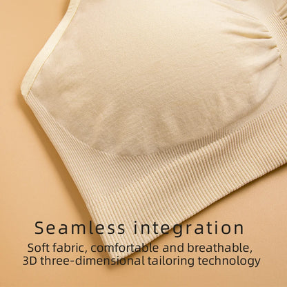 plus Size Seamless Nursing Bra for Women Breathable Maternity Push up Front Closure Underwear Adjustable Straps Wire-Free