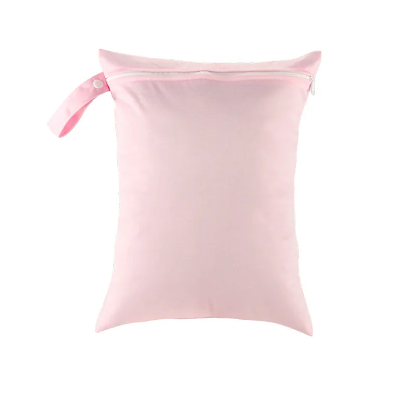 30*40Cm Swim Bags Cloth Reusable Washable Diaper Wet Bag With Single Pockets Dry and Wet Zippers Waterproof Bag for Travel