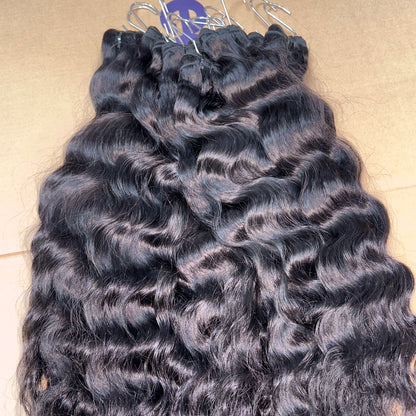 Wholesale Raw Human Hair Burmese Curly Natural Wavy Remy Hair Grade Virgin Cuticle Aligned Cambodian Straight Hair Extensions