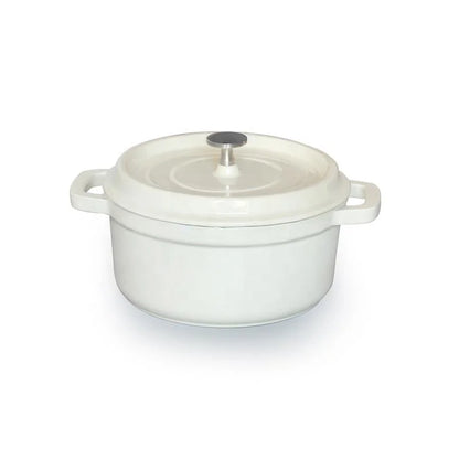 Enameled Cast Iron Dutch Oven 5QT Round Nonstick Pot with Lid, Stovetop & Oven Safe Cookware for Home Restaurant