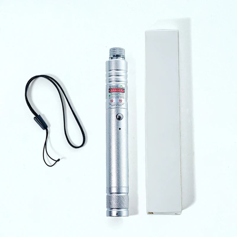 Green Laser Pointer Long-Range Laser Pointer High Power-Rechargeable Laser Pointer for Hiking, Presentations & Outdoor Use