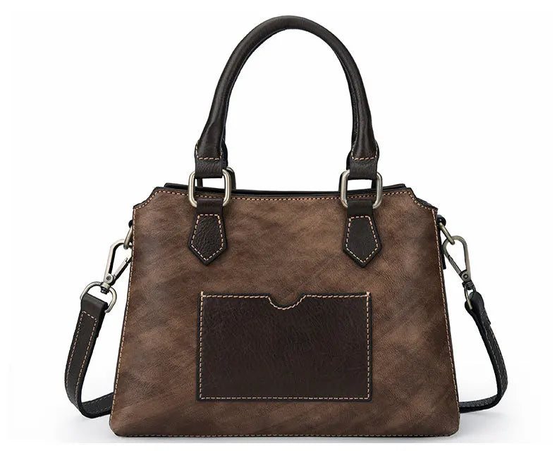 China Factory Wholesale Genuine Leather Handbags for Women Custom Bags Good Quality Embossed Pattern-for Summer Autumn Winter