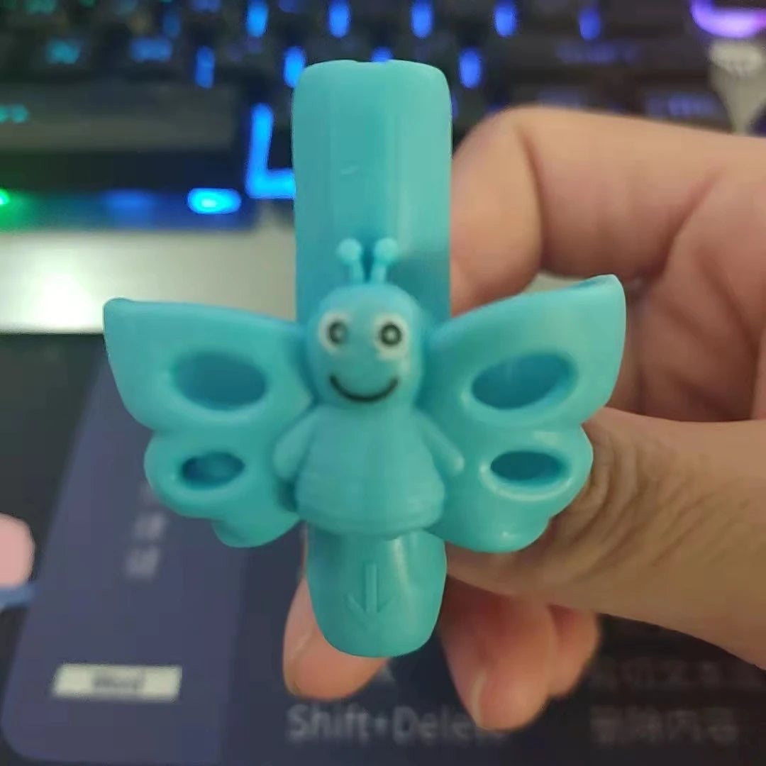 1/3pcs Children Writing Pencil Pan Holder Kids Learning Practise Silicone Pen Aid Grip Posture Correction Device for Students