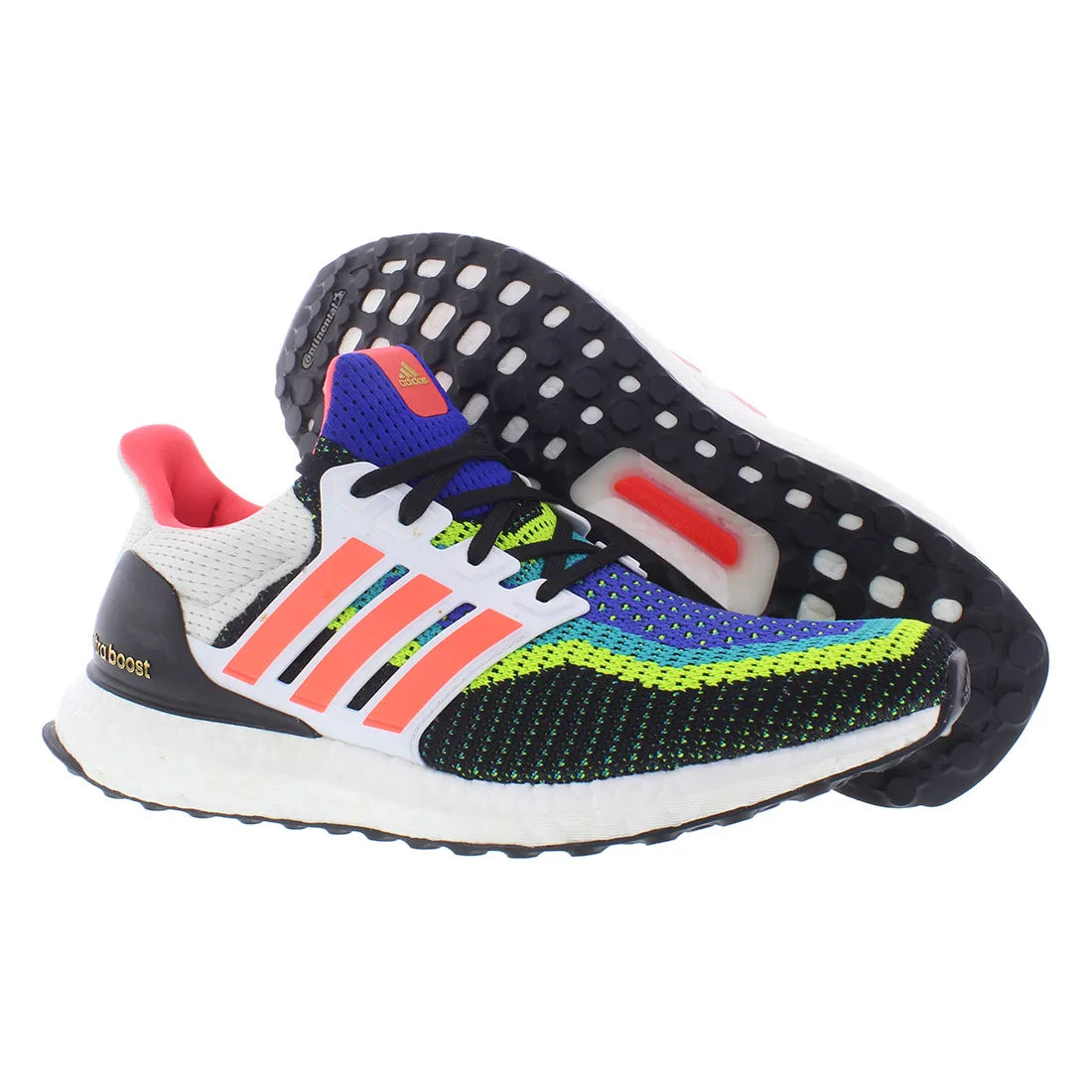 For Ultraboost DNA Men's Running Shoes Black/Solar/Red/White Color Scheme | Vietnam | Model MSS-FW8710 | 100% Authentic
