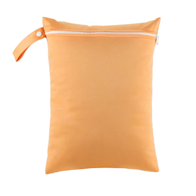 30*40Cm Swim Bags Cloth Reusable Washable Diaper Wet Bag With Single Pockets Dry and Wet Zippers Waterproof Bag for Travel