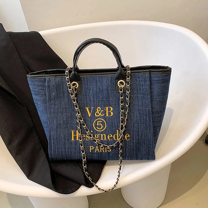 Handbags Women's Bag Shoulder Crossbody for Designer Messenger Large Luxury Female Portable Zipper Canvas Girl Tote Bags