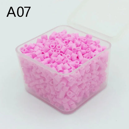 2.6mm Mini Beads/1200pcs/Box Packing Hama Beads Easy to Store For Kids Perler Iron Beads Fuse Handmade Gift Children Toy
