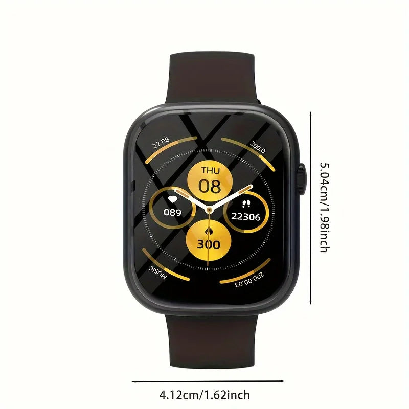 2025 Hot New 2.01-inch Touchscreen Dual-Strap Smartwatch, Unisex, Call Function, Step and Calorie Tracking, Call and Message