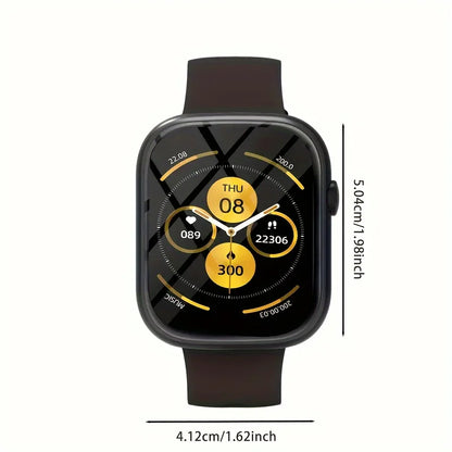 2025 Hot New 2.01-inch Touchscreen Dual-Strap Smartwatch, Unisex, Call Function, Step and Calorie Tracking, Call and Message