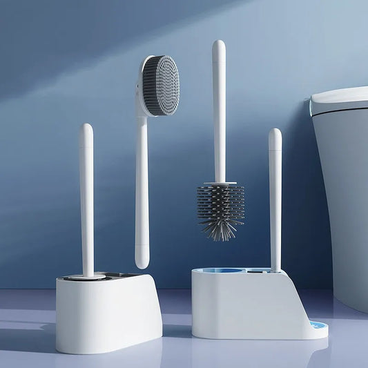 Hot Sale Household Wall Mounted Toilet Cleaning Brushes and Plunger Set No-drilling  for Bathroom