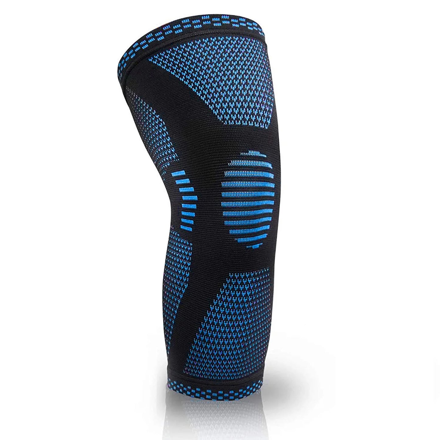 Hot Selling Nylon Knee Protection Sleeves with Anti-slip Silicone Elastic Breathable Sports Knee Support Brace