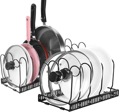 2022 Newly Designed Pot Rack with Overall Detachable Design Split Use and Adjustable Compartment Distance