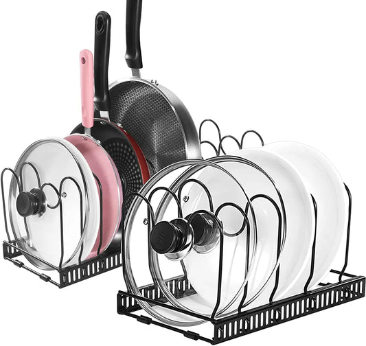 2022 Newly Designed Pot Rack with Overall Detachable Design Split Use and Adjustable Compartment Distance