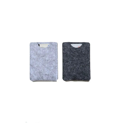 Women's Large Capacity Felt Card Holder Set Simple Fresh Style Storage Bags for Bedding and Card Storage for Living Room