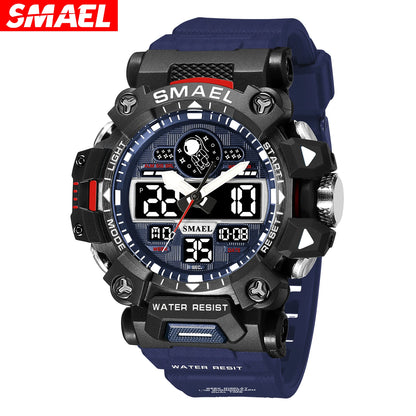 NEW Style SMAEL 8078 Electronic Watches Men's Student Watch Outdoor Sports Luminous Multi-function Quartz Digital Watch Relojes
